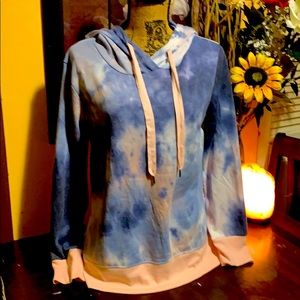 Tie dye hoodie size med NWOT